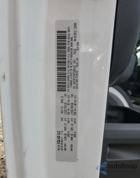 2015 Ram Promaster 2500 2500 High from USA, damaged, VIN 3C6TRVCD3FE509103